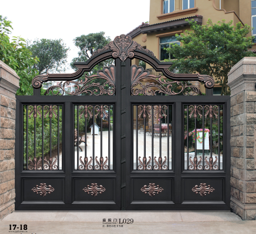 鋁藝別墅門庭院門的高貴典雅