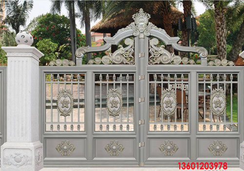 鋁藝庭院別墅大門出現凹陷應該怎樣修