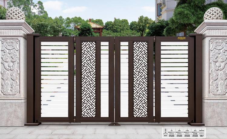 簡約風電動折疊門